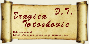Dragica Totošković vizit kartica